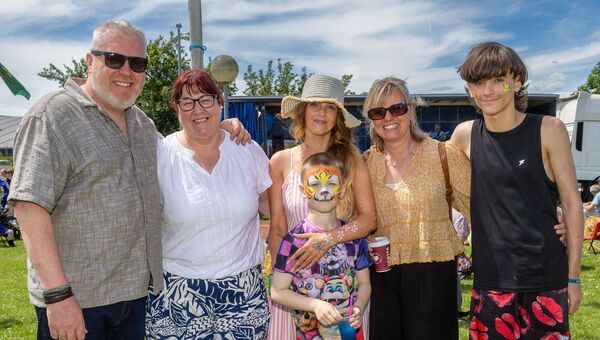 Pictured at the Holy Family Church golden jubilee parish picnic were Ber Horohan, Liz Donnelly, Lisa Kenny, Sonny Kennedy, Vickey Horohan and Tyler Moore Pictured at the Holy Family Church golden jubilee parish picnic were Ber Horohan, Liz Donnelly, Lisa Kenny, Sonny Kennedy, Vickey Horohan and Tyler Moore