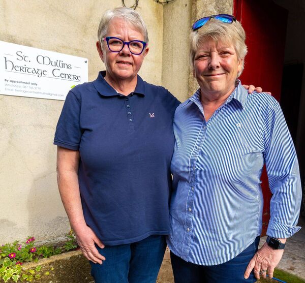 Josie Gladney and Sue Beatson at the St Moling's Day celebrations