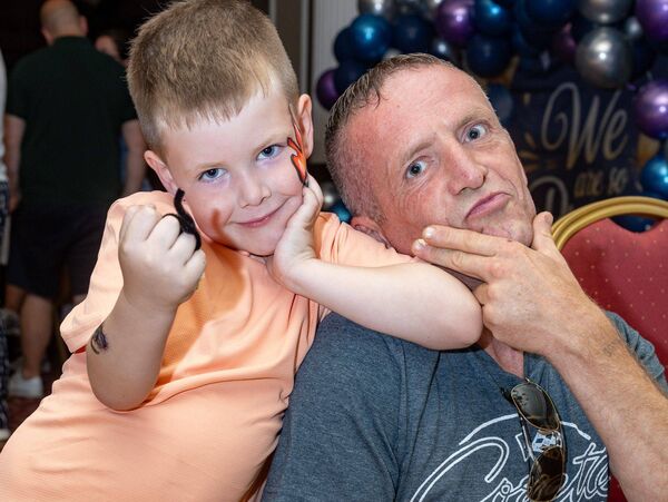 Pa Cahill and his son Keelan Pa Cahill and his son Keelan