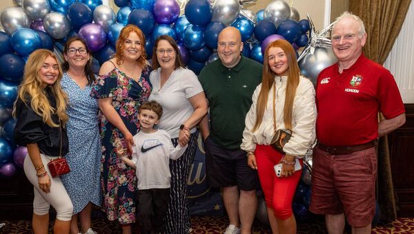 Logan with some of the staff of St Fiacc's NS: Paris Murphy, Maeve Maher, Vanessa Reddy, Fiona Payne, James Nolan, Savannah Murphy and Noel Nolan Logan with some of the staff of St Fiacc's NS: Paris Murphy, Maeve Maher, Vanessa Reddy, Fiona Payne, James Nolan, Savannah Murphy and Noel Nolan