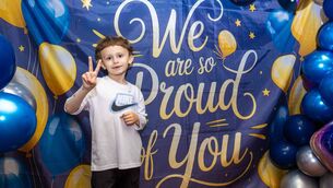 <p>Cancer survivor Logan Foley-Stynes pictured at the 'thank you' party in the Seven Oaks Hotel for all who supported him throughout his treatment Photos: Michael O'Rourke Photography</p> <p>Cancer survivor Logan Foley-Stynes pictured at the 'thank you' party in the Seven Oaks Hotel for all who supported him throughout his treatment Photos: Michael O'Rourke Photography</p>