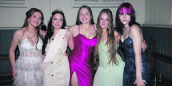Margaret Lawler, Isabel Flood, Claire O'Sullivan, Alannah Sherry and Valeria Drozdecka