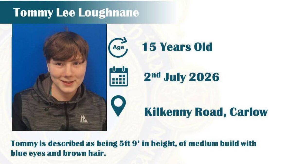 Gardaí appeal for help tracing Carlow teen missing since last week