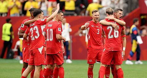 Switzerland into World Cup quarter-finals as Colombia pay the penalty Switzerland into World Cup quarter-finals as Colombia pay the penalty