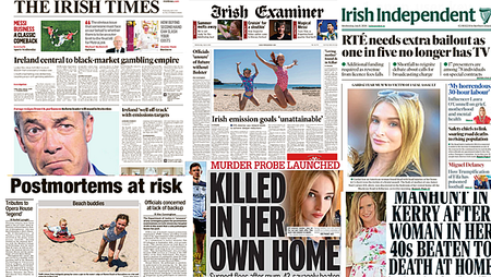 What the papers say: Wednesday's front pages