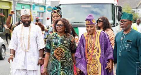 Fun, fashion and afrobeats as Nigerian community throws a party 