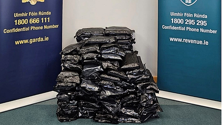 Cannabis worth more than €1.2 million seized and three men arrested