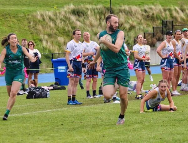 Carlow's Darragh Conway in action for Ireland. 