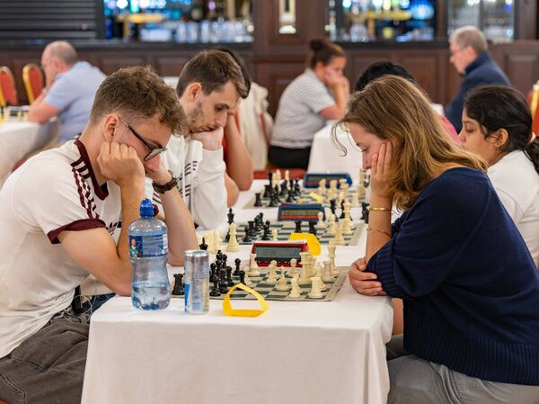 Caitlin Reid (right) and Nicholas O'Keefe took part in the Carlow Rapid Chess Tournament Caitlin Reid (right) and Nicholas O'Keefe took part in the Carlow Rapid Chess Tournament