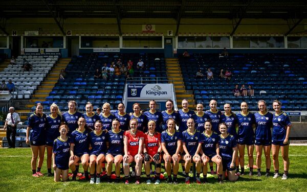 The Carlow team who beat Derry in Kingspan Breffni in Cavan to reach the LGFA TG4 All-Ireland Junior Championship final at Croke Park Photo: Ben McShane/Sportsfile
