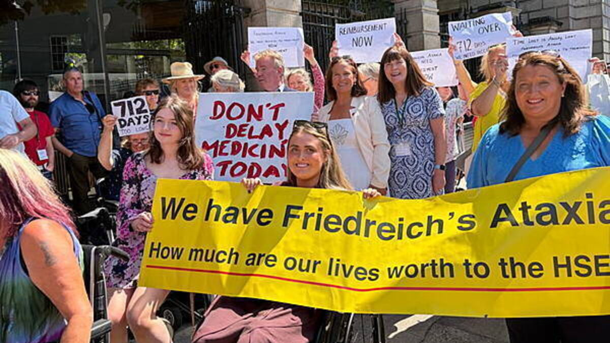 HSE urged to ‘think past price’ in protest over drug for Friedreich’s Ataxia