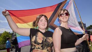<p>Pictured at the Carlow Pride Festival on Sunday were Leah White and Lilly Mae O'Brien Photos: Michael O'Rourke Photography</p> <p>Pictured at the Carlow Pride Festival on Sunday were Leah White and Lilly Mae O'Brien Photos: Michael O'Rourke Photography</p>