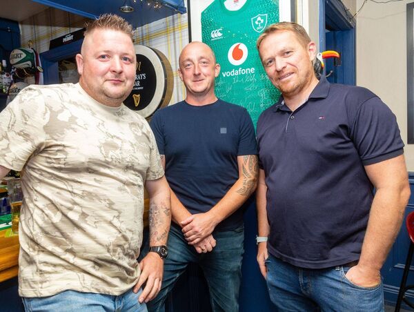 Tadhg Gibbons, Declan Lanigan and Sean Glennon