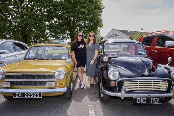 Pictured beside their vintage cars were Raissa Dagg and Rebecca Murphy Pictured beside their vintage cars were Raissa Dagg and Rebecca Murphy