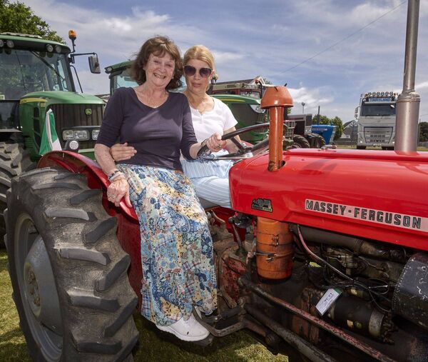 Nuala Donohoe and Rasa Liazciema pictured at the tractor run in aid of the Carlow Day Care Centre in Carlow Photos: Michael O'Rourke Photography Nuala Donohoe and Rasa Liazciema pictured at the tractor run in aid of the Carlow Day Care Centre in Carlow Photos: Michael O'Rourke Photography