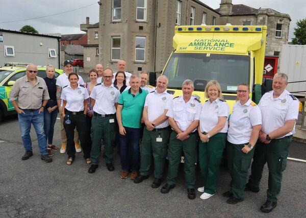 Joe O'Brien with his NAS colleagues Martin Byne, Jackie Mulhall, Dave Adamson, Marion Smith, Sumer Alyers, Derry O'Toole, Jason Doyle, Alyson Kearns, Andy Power, John Doyle, Martin Gorry, Jim Kealy, Martina Kennedy, Joanna Machado and Sean Dillon Joe O'Brien with his NAS colleagues Martin Byne, Jackie Mulhall, Dave Adamson, Marion Smith, Sumer Alyers, Derry O'Toole, Jason Doyle, Alyson Kearns, Andy Power, John Doyle, Martin Gorry, Jim Kealy, Martina Kennedy, Joanna Machado and Sean Dillon