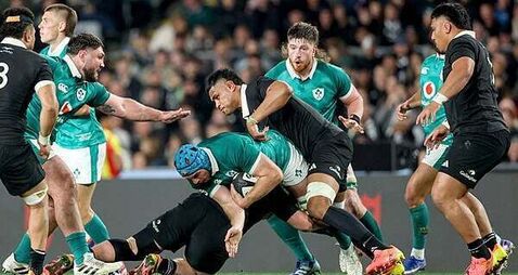 Ireland outclassed by New Zealand in Auckland