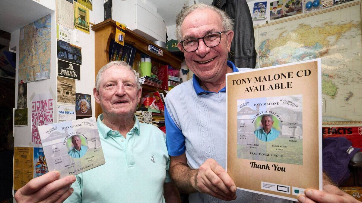 Tony’s sean nós CD is ‘keeping the past alive’