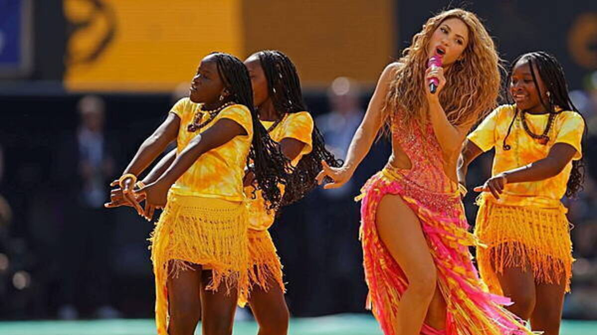 Shakira’s crystal Cavalli dress brings her World Cup fashion full circle