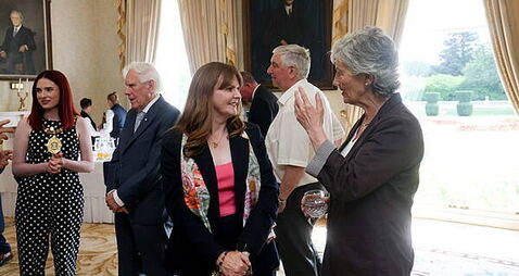 Presidential reception marks countdown to Fleadh in Belfast