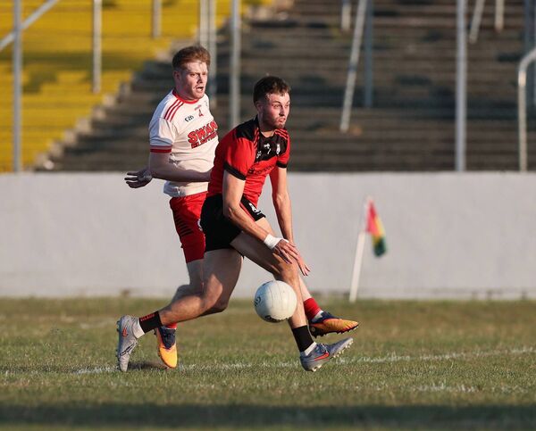 Eoghan Byrne (Éire Óg) and Liam Roberts (Kildavin-Clonegal). Eoghan Byrne (Éire Óg) and Liam Roberts (Kildavin-Clonegal).