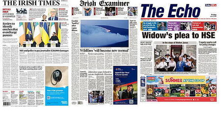 What the papers say: Friday's front pages