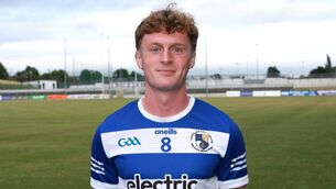 <p>Tinryland captain, Paddy Regan, who scored the all-important goal against Clonmore. Photo: Pat Ahern.</p> <p>Tinryland captain, Paddy Regan, who scored the all-important goal against Clonmore. Photo: Pat Ahern.</p>