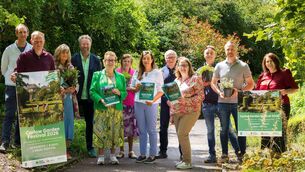 <p>At the launch of Carlow Garden Festival were Ruben Cope (Shankill Castle), Thomas Murphy (Altamont Gardens), Justina McKeever (Hardymount Gardens), Robert Miller (Altamont Plants), Rachel Doyle (Arboretum), Mary Meaney (Leighlinbridge), Justine Carey (Irelands Ancient East), Bryan Leech (Kilgraney House), Eileen ORourke (Carlow Tourism), Trevor Gillespie (Delta Sensory Gardens), David McEvoy (BEAM) and Linda Culleton (Carlow County Council) Photos: Michael ORourke Photography</p>