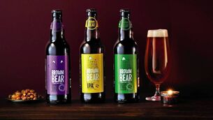 <p>Carlow Brewing Company's Brown Bear range, sold exclusively in Aldi</p>