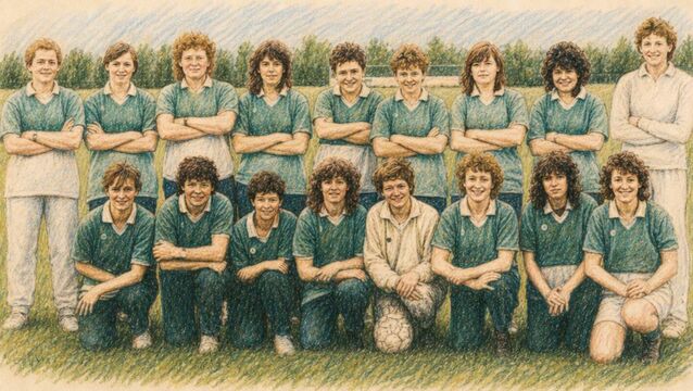 <p>The Carlow ladies team of 1988</p>