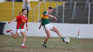 <p>Kevin Murphy scores a goal for Rathvilly </p> <p>Kevin Murphy scores a goal for Rathvilly </p>