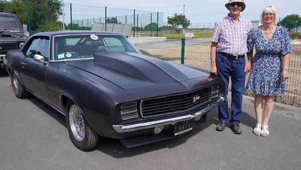 Iven and Dorinda Dagge with their 1968 Chevy Camaro 650HP Iven and Dorinda Dagge with their 1968 Chevy Camaro 650HP