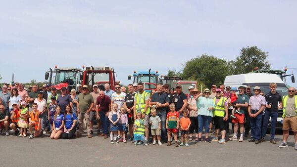 There was a great turn out for this year's tractor run in Ardattin There was a great turn out for this year's tractor run in Ardattin