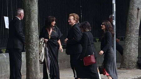 Bono and Eddie Vedder join stars for funeral of ‘true Dub’ Glen Hansard