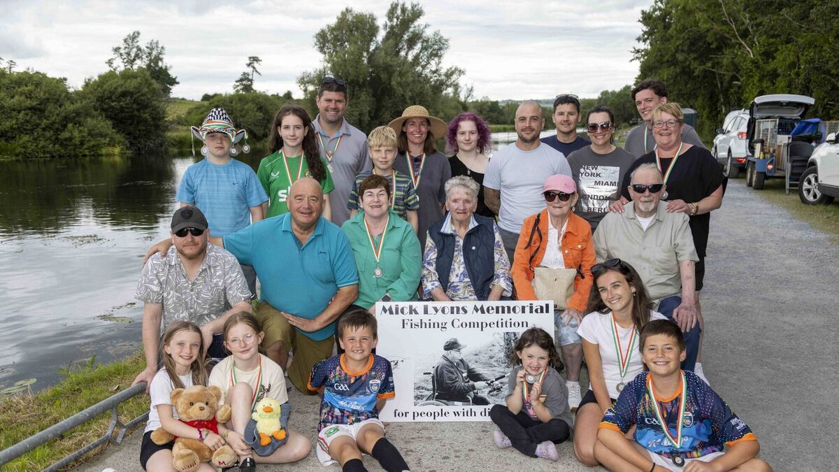 Final cast for Michael Lyons fishing competition in Bagenalstown 