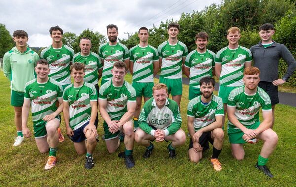 Members of Baltinglass GAA also took part in the soccer blitz as Pauric wore the keeper's jersey for that club, too Members of Baltinglass GAA also took part in the soccer blitz as Pauric wore the keeper's jersey for that club, too
