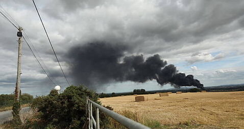 Major fire breaks out at north Dublin scrapyard