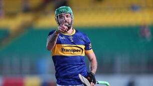 <p>Ballinkillen's Craig Wall celebrates scoring his second goal to help seal victory over Naomh Eoin. Photo: Pat Ahern</p> <p>Ballinkillen's Craig Wall celebrates scoring his second goal to help seal victory over Naomh Eoin. Photo: Pat Ahern</p>