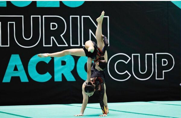 Tara and Clara finished third in the Turin Acro Cup in Italy, registering a new personal best in the process. Tara and Clara finished third in the Turin Acro Cup in Italy, registering a new personal best in the process.