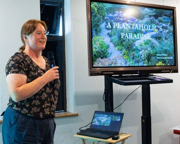 Helen Picton gave 'A Plantaholic's Paradise' talk in the Delta Centre