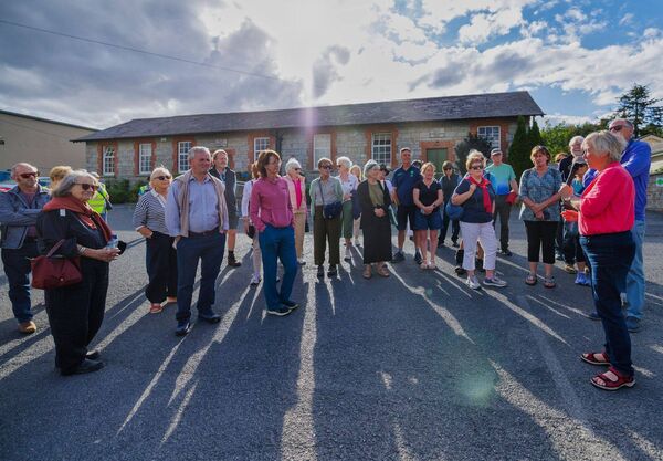 Environmental and wildlife consultant Éanna Ní Lamnha gives a 'Biodiversity Walk and Talk' on the Ballon Tree Trail