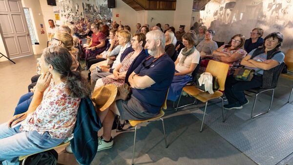 Attendees at Helen Picton's talk on 'A Plantaholic's Paradise' in the Delta Centre