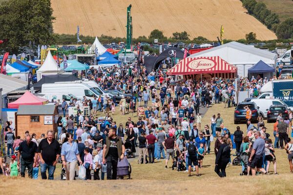Some of the large crowd who attended the Tinahely Show Some of the large crowd who attended the Tinahely Show