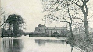 <p>A photo of Baltinglass weir and mill which will feature in the exhibition </p>