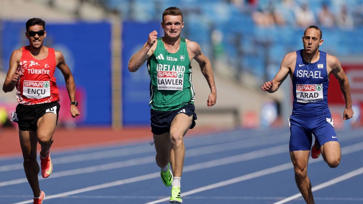 Lawler qualifies for 200m semi-finals at European Athletics Championships