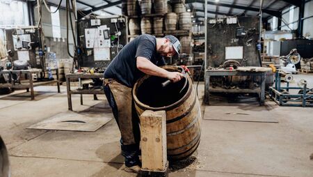 Local coopers turn 1,000-year-old Irish oak tree into rare whiskey casks