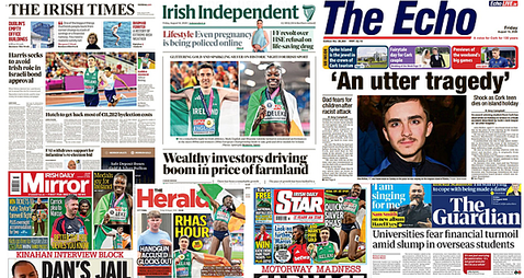 What the papers say: Friday's front pages