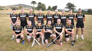 <p>MYSHALL: (Back row Left to right): Liam Murphy, Darren Browne, John Michael Nolan, James Nolan, Shane Roberts, Kevin Farrell, P.J. Lalor, Eolann McDonald, Eoin Murphy. (Front Row Left to right); Shane Coburn, Eoin Rea, Tristan Shaughnessy, Noel Brennan, Ryan Lally and Matthew Roberts. Trainer (not in photo) Gillian Nolan.</p> <p>MYSHALL: (Back row Left to right): Liam Murphy, Darren Browne, John Michael Nolan, James Nolan, Shane Roberts, Kevin Farrell, P.J. Lalor, Eolann McDonald, Eoin Murphy. (Front Row Left to right); Shane Coburn, Eoin Rea, Tristan Shaughnessy, Noel Brennan, Ryan Lally and Matthew Roberts. Trainer (not in photo) Gillian Nolan.</p>