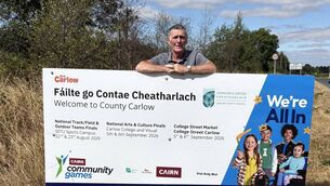<p>Councillor Paul Doogue welcoming competitors to the 2026 Cairn Community Games. </p> <p>Councillor Paul Doogue welcoming competitors to the 2026 Cairn Community Games. </p>