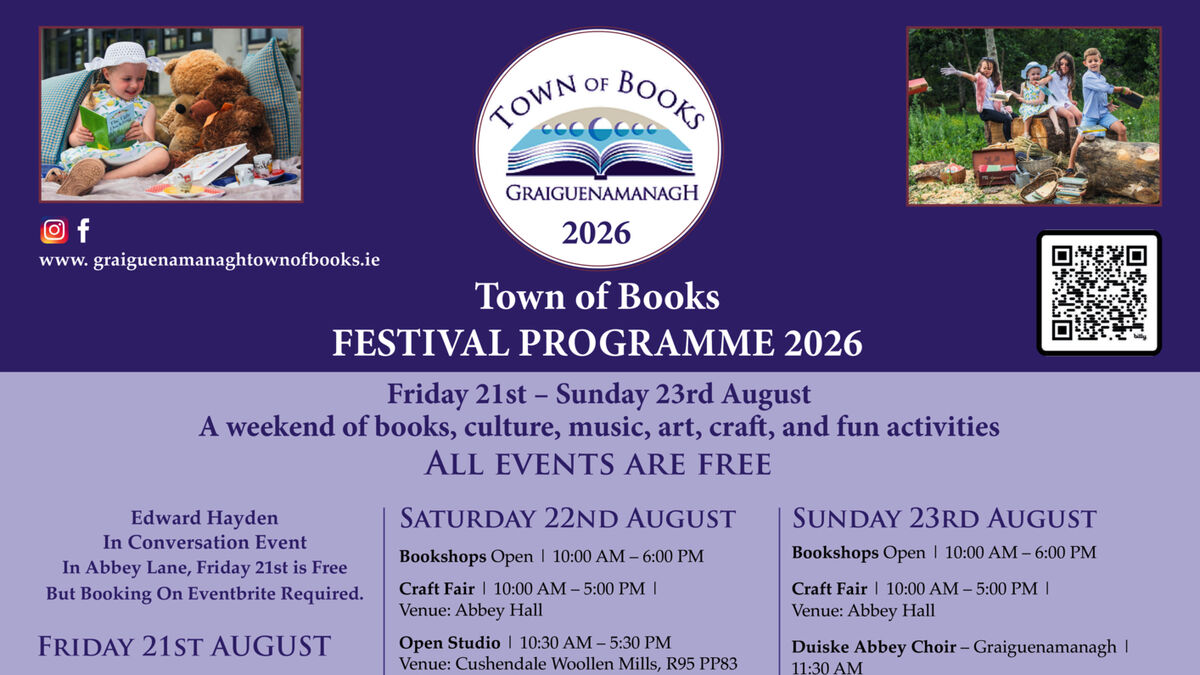 Graiguenamanagh Set for Town of Books Festival
